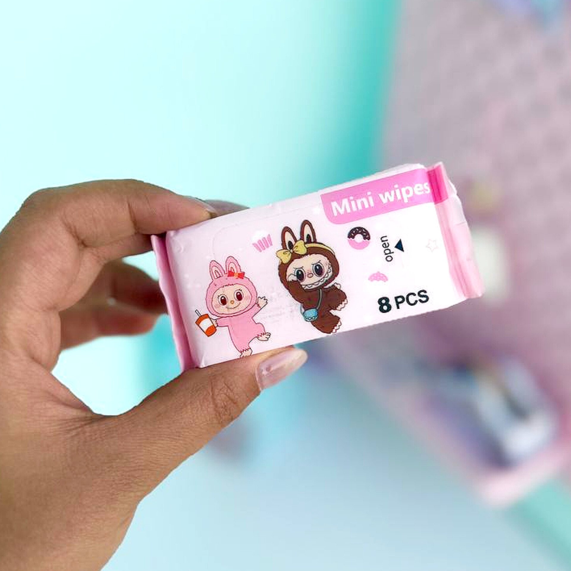 دستمال مرطوب فانتزی لبوبو (۶۰عددی)