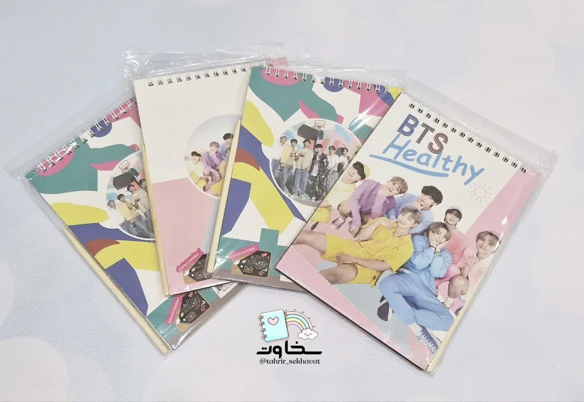 دفتر اسکراچ Btsسایز (a5)۲۰عددی