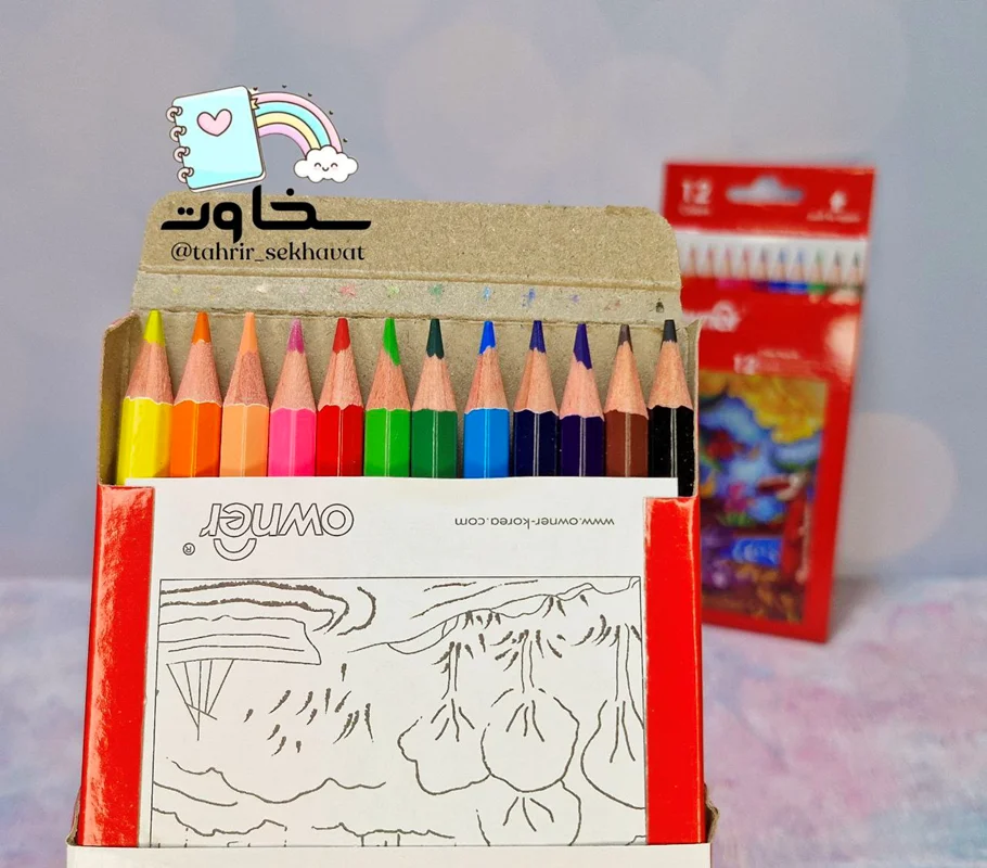مدادرنگی ۱۲رنگ اونر(اصل)۱۲ بسته