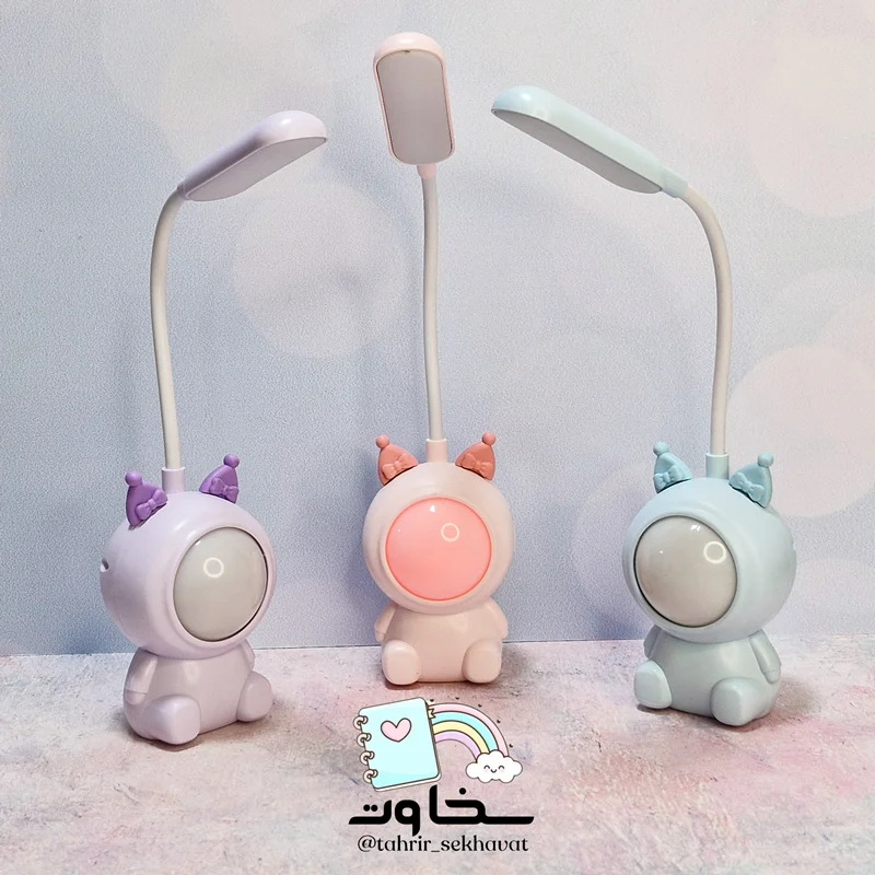 چراغ مطالعه شارژی کرومی(۶عدد)