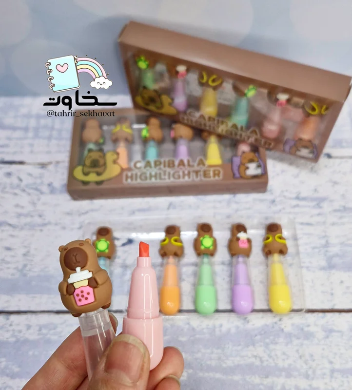 هایلایت ۶رنگ سرسیلیکونی کاپی بارا (۱۲بسته ای )