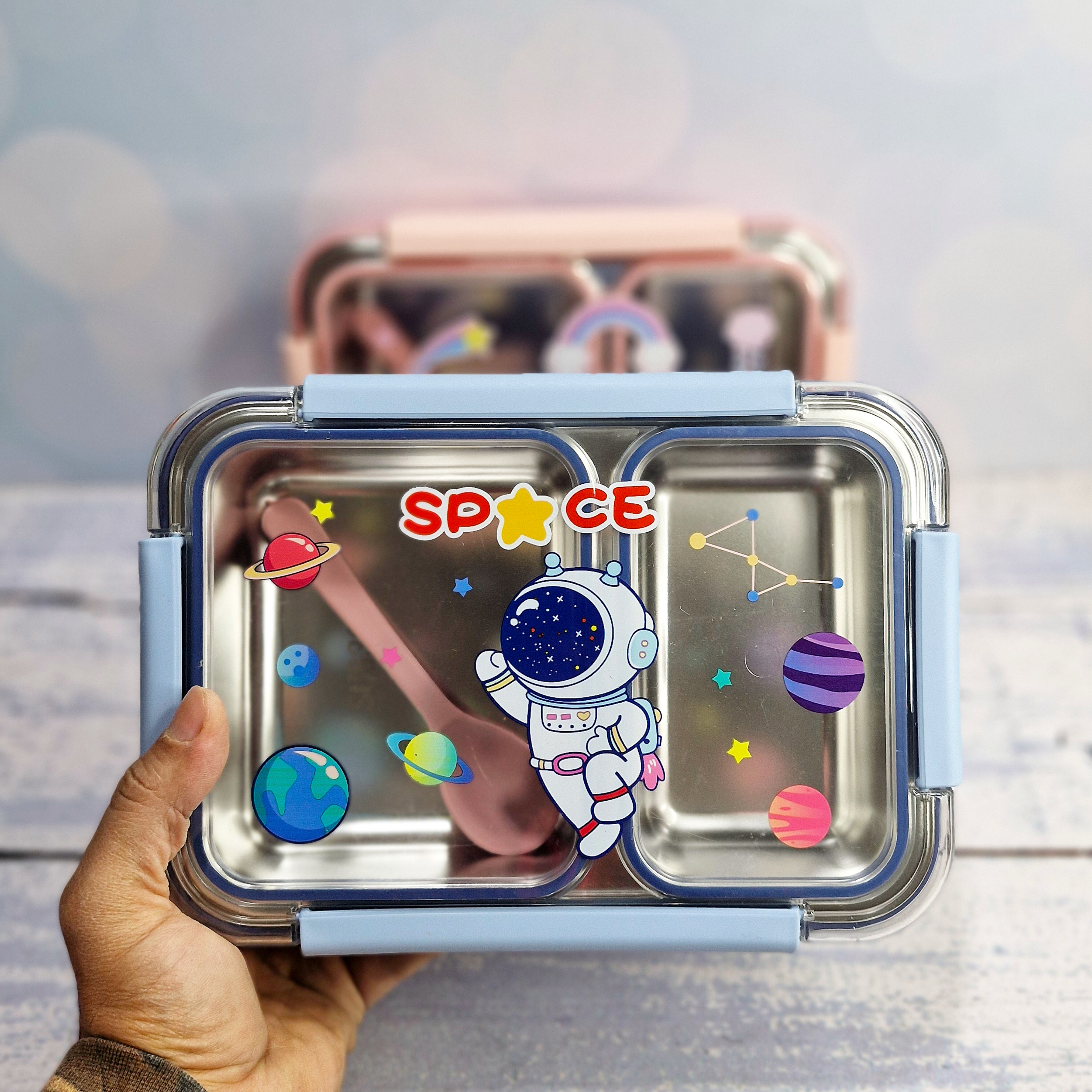 ظرف غذا وارداتی استیل دوقسمته (۶عددی)