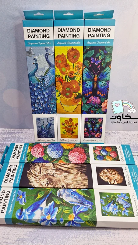 نقاشی الماسی بزرگسال 40×50(12عددی)