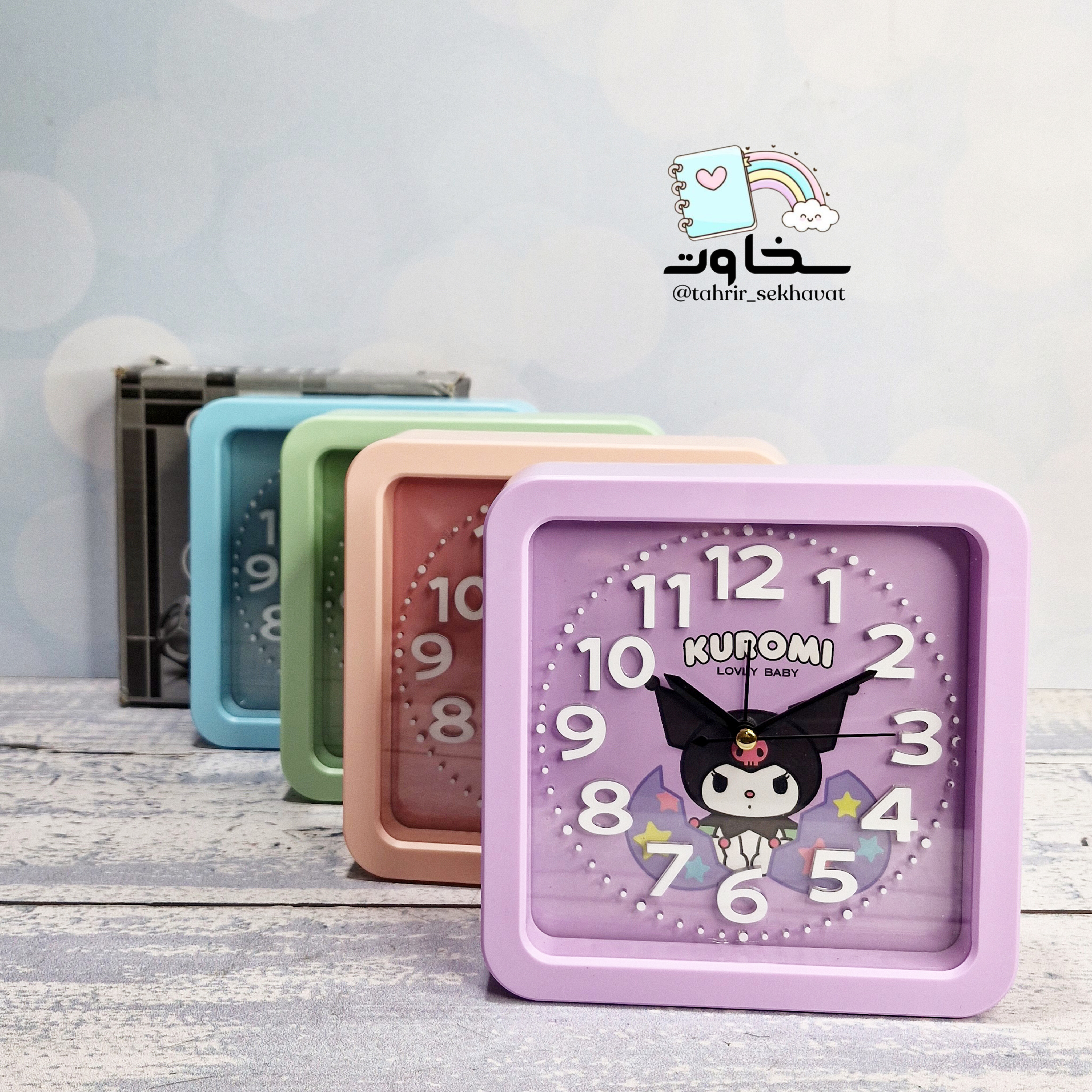 ساعت رومیزی کرومی و دوستان(۸عددی)