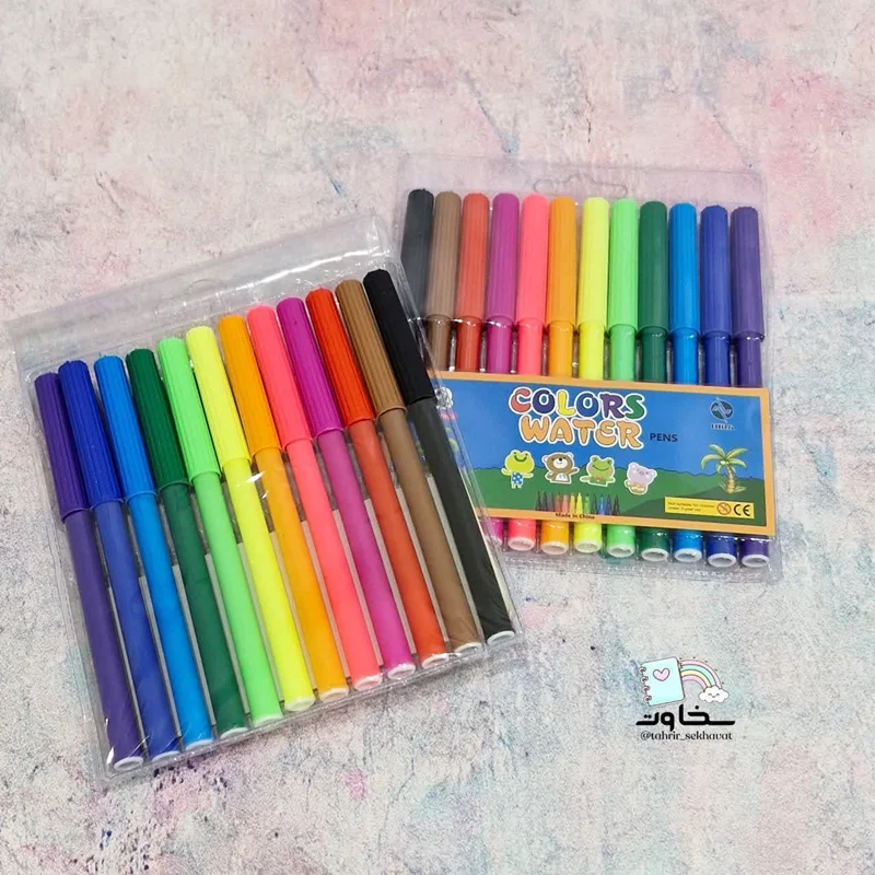 ماژیک نقاشی ۱۲رنگ 🎨۱۲بسته