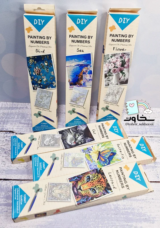 نقاشی آبرنگی بزرگسال ۳۰×۴۰(۱۲عددی)