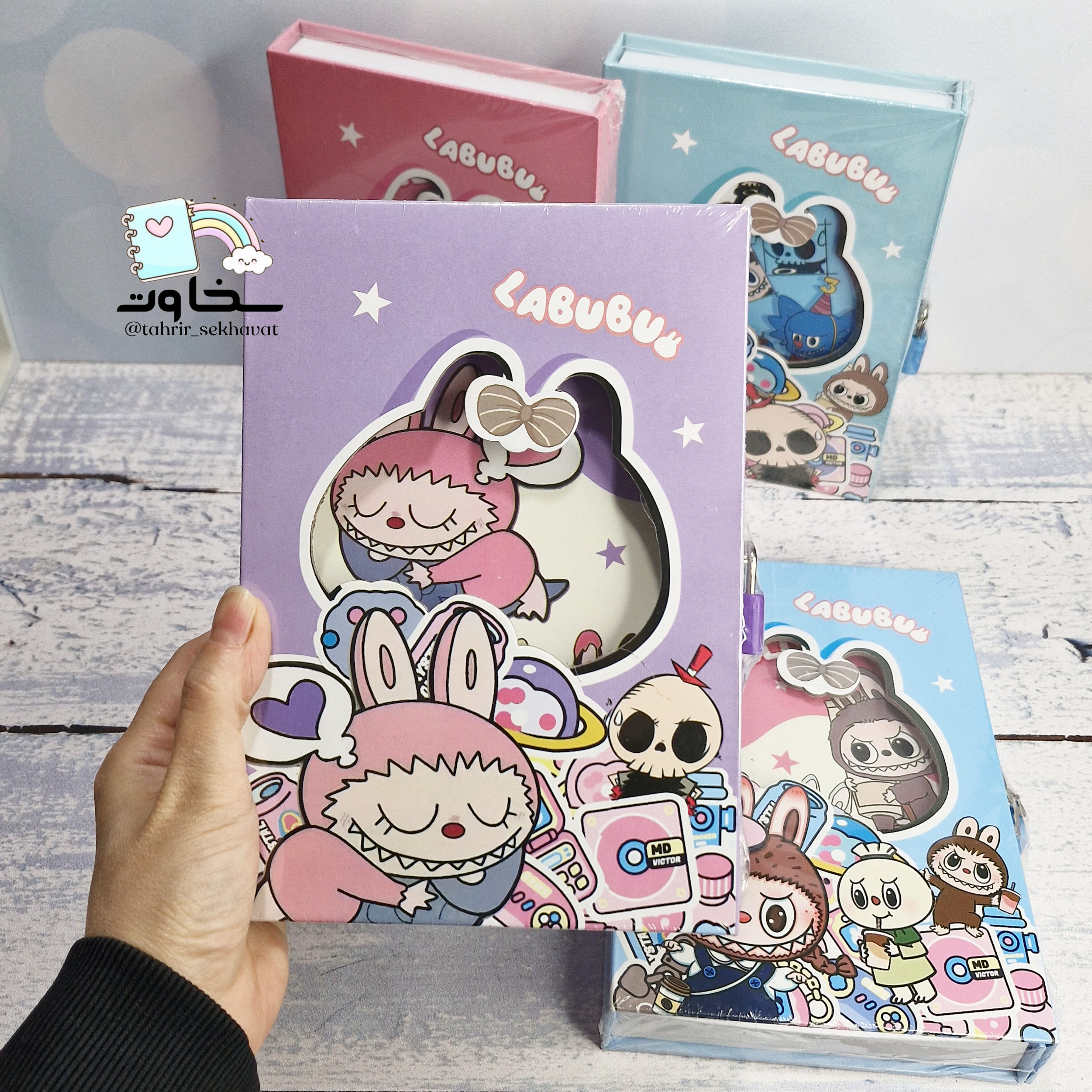 دفتر خاطرات وارداتی طرح لبوبو (۱۲عددی)