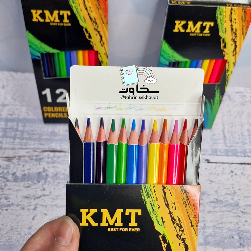 مدادرنگی ۱۲رنگ KMT (۱۲بسته)