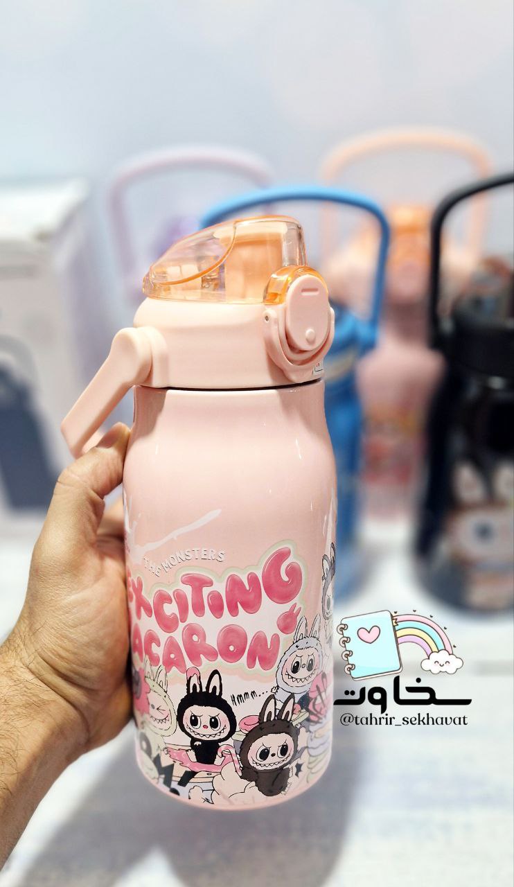 قمقمه وارداتی فلزی ۱۰۰۰میل فانتزی(۷عددی)