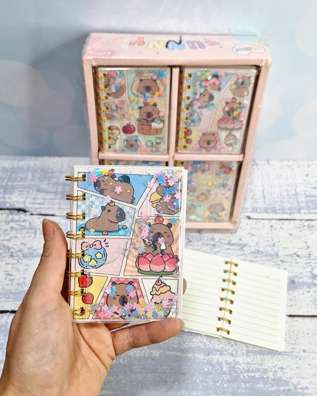 دفترچه آکواریومی طرح کاپی بارا(۲۴عددی)