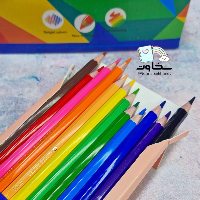مدادرنگی۱۲رنگ پیکاسو(۱۲بسته)