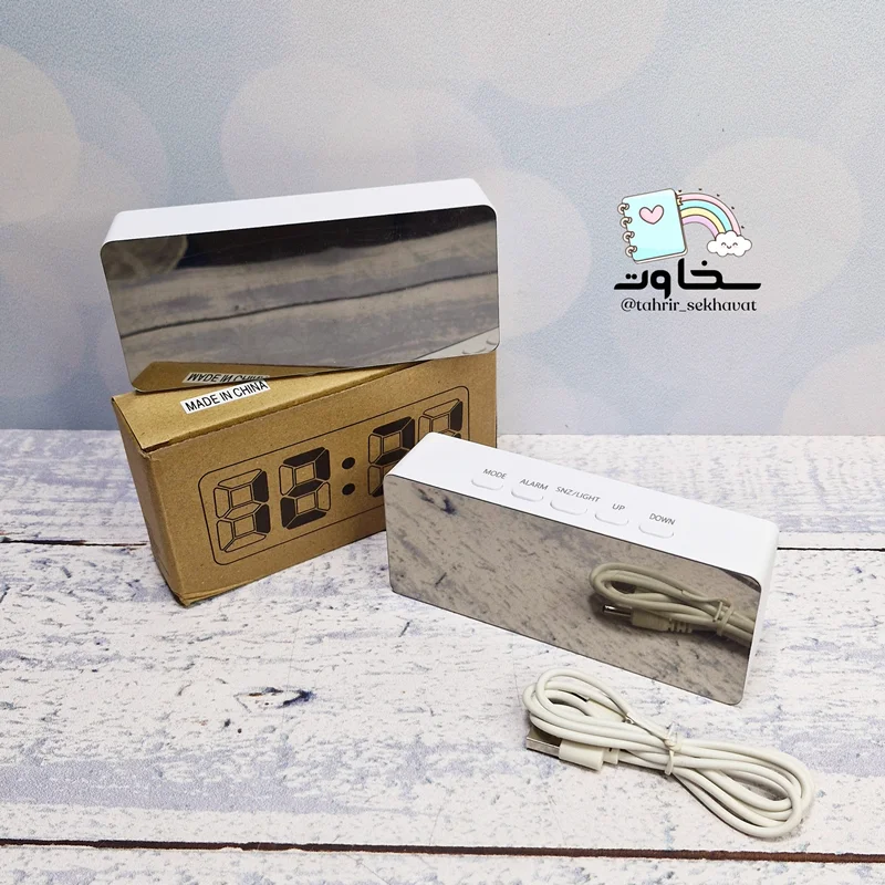 ساعت دیجیتال صفحه رنگی (۶عددی)