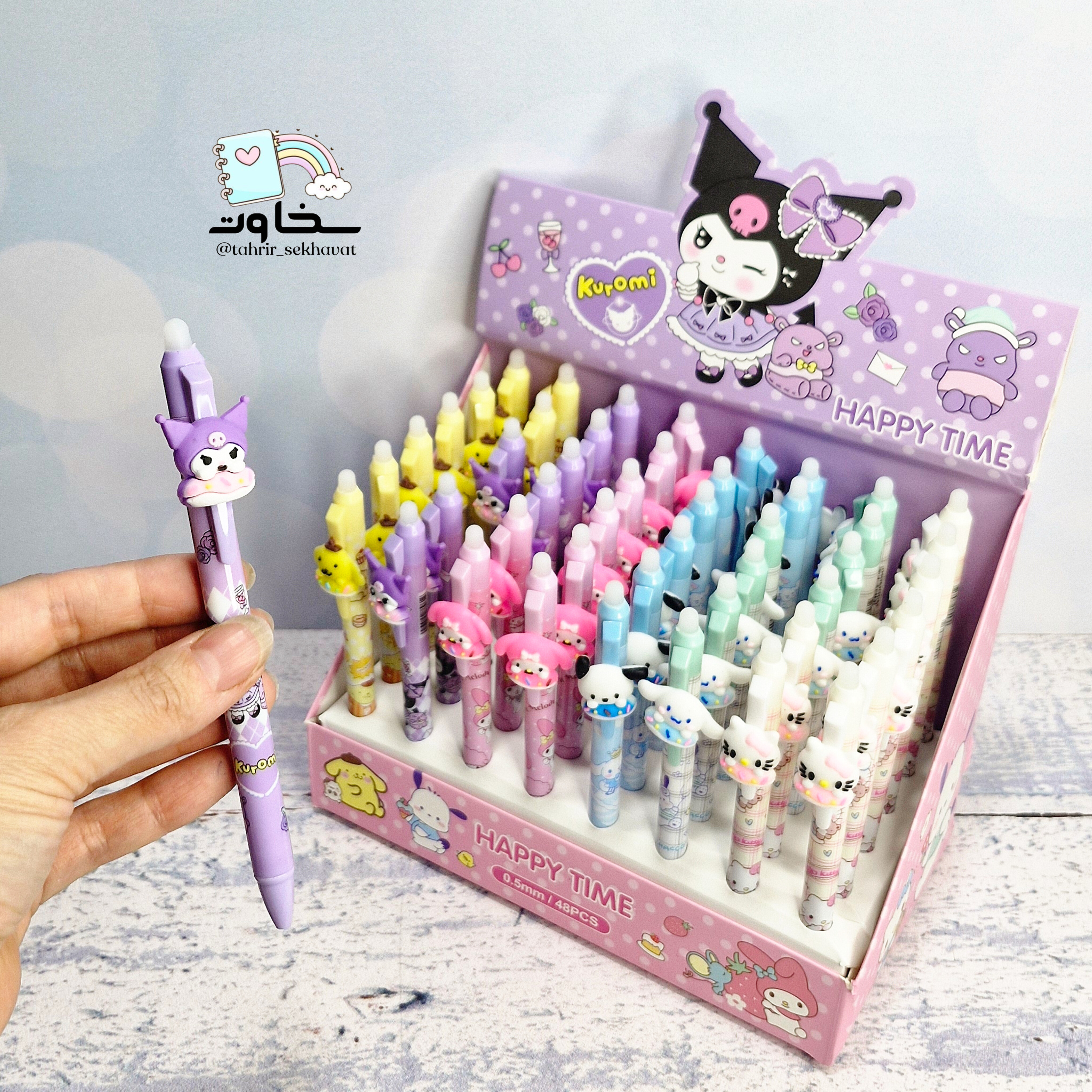 خودکار پاکندار پیکسلی فشاری کرومی و دوستان(۴۸عددی)