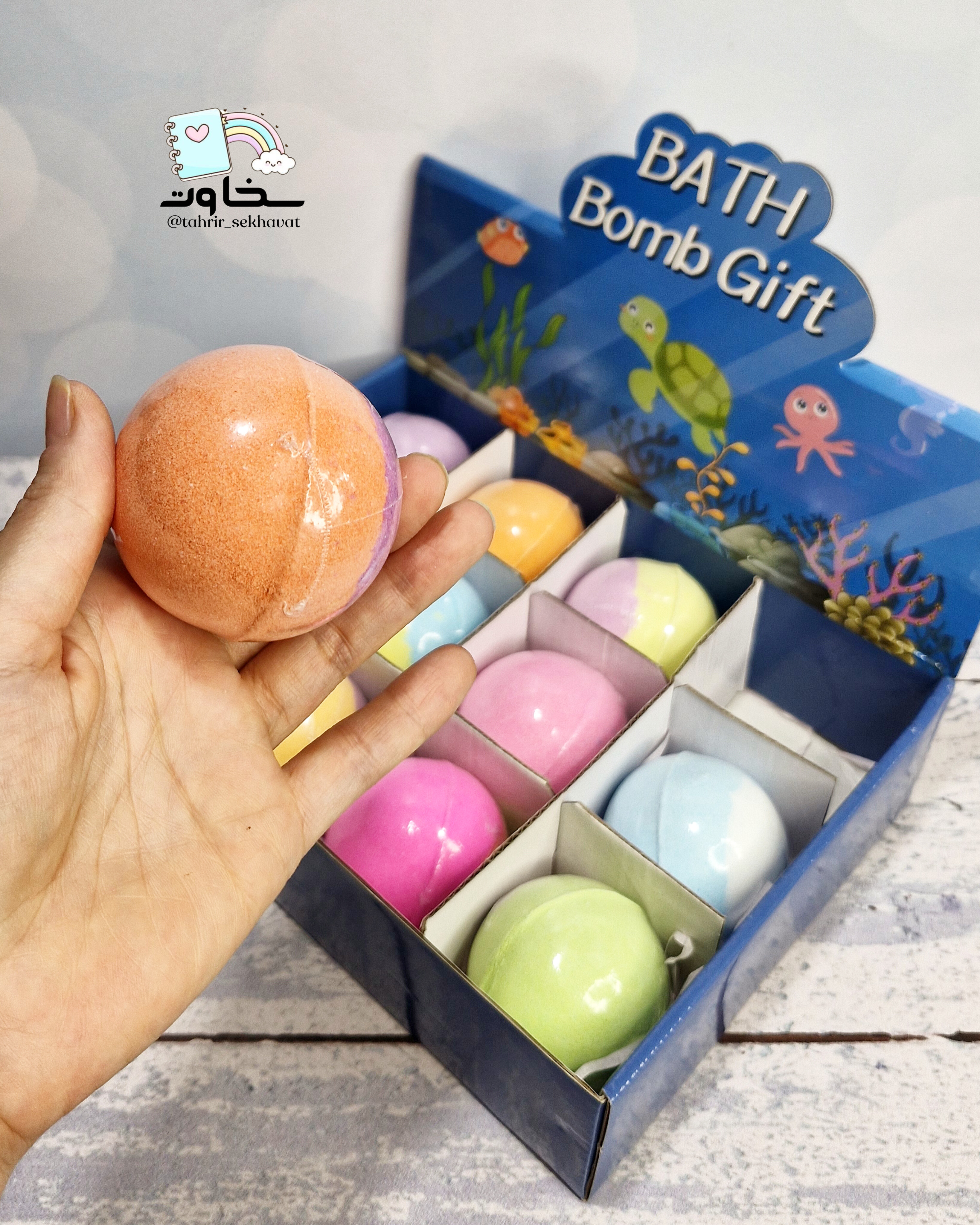 بمب حمام سورپرایزی سایزبزرگ(۱۲عددی)