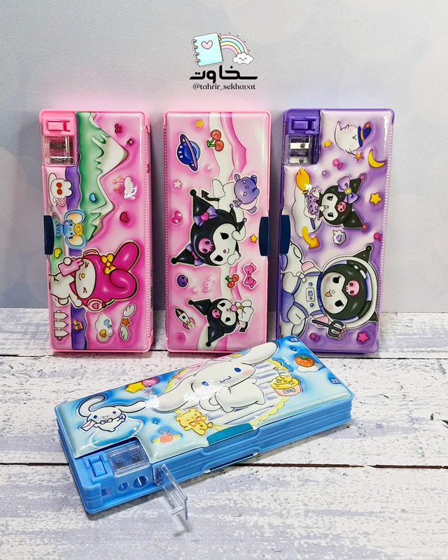 جامدادی مگنتی تراشدار کرومی (۱۲عدد)