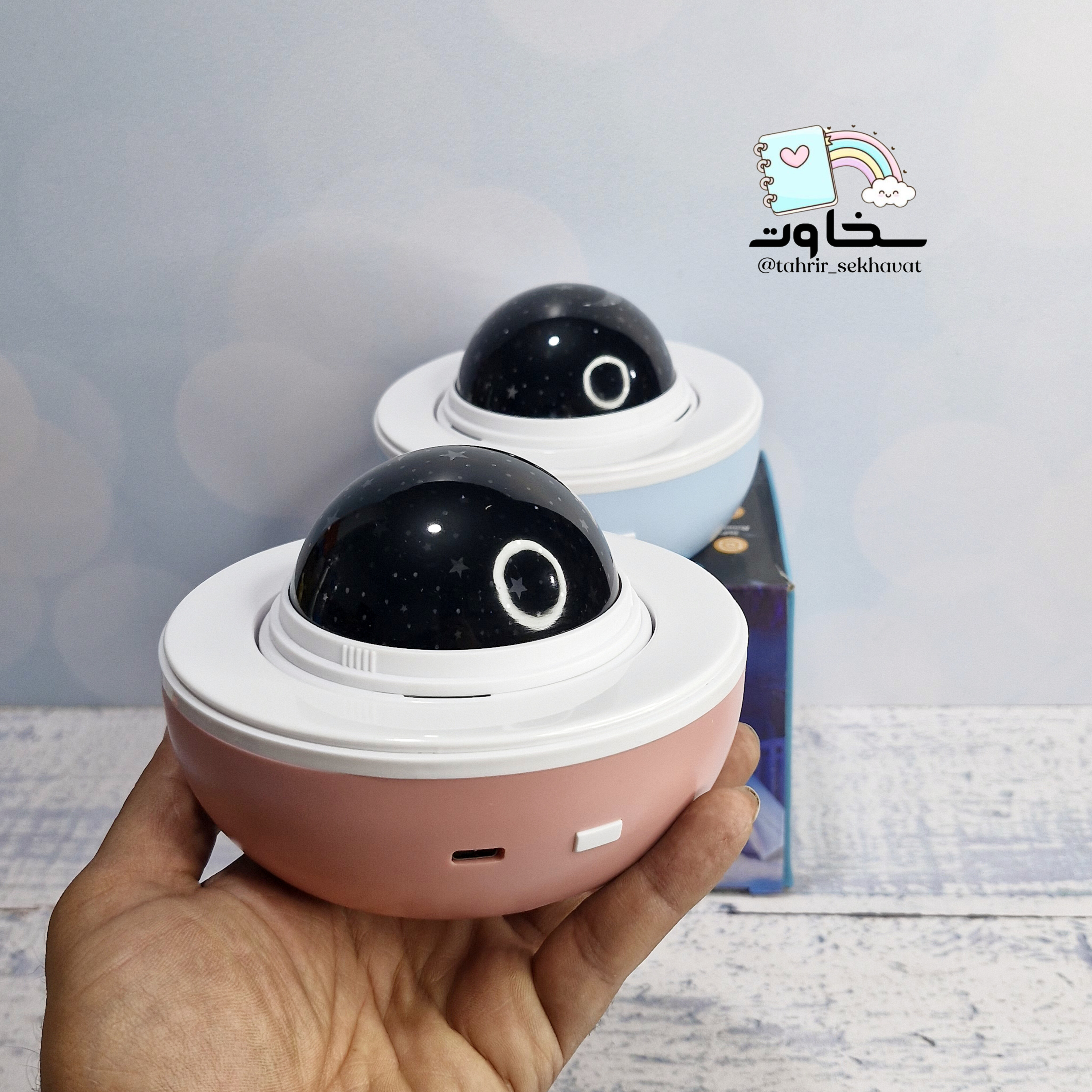چراغ خواب گردان کهکشانی شارژی (۴عددی)