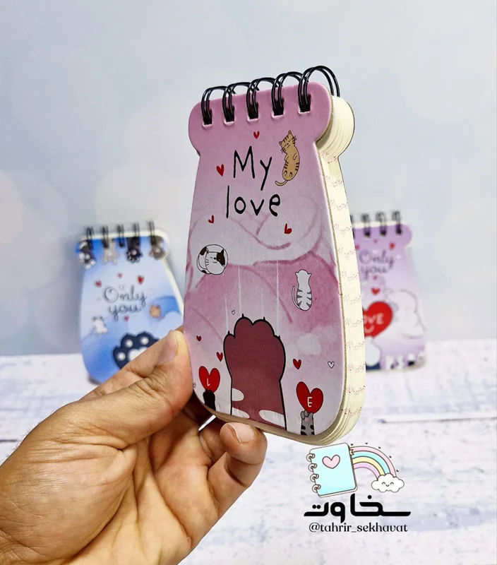 دفترچه فانتزی طرح پنجه(۲۰عددی)