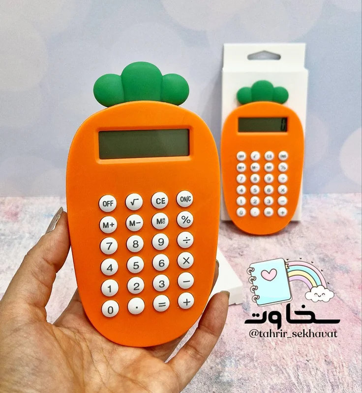 ماشین حساب فانتزی هویج(۱۰عدد)