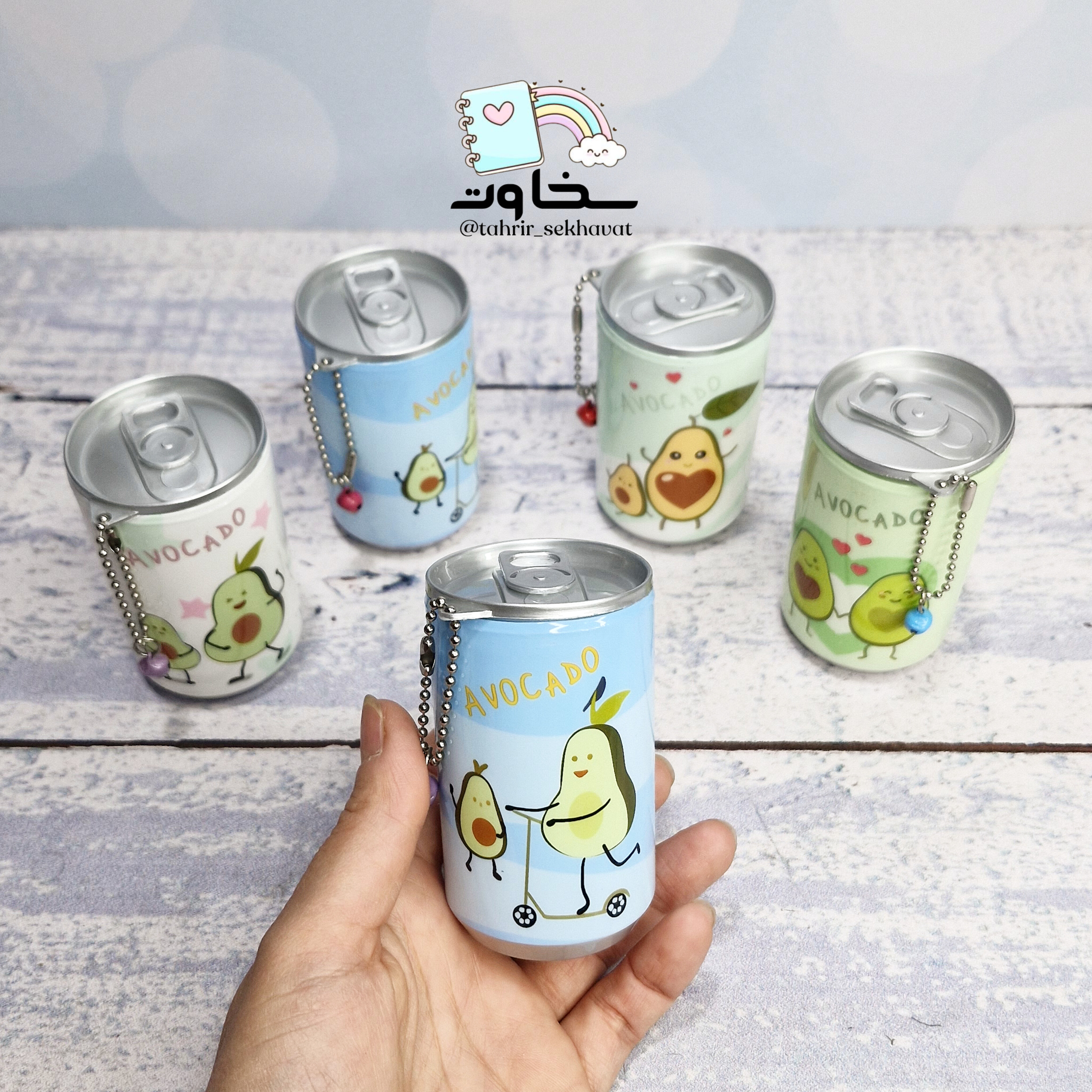 دستمال مرطوب فانتزی قوطی طرح آووکادو(۲۰عددی)